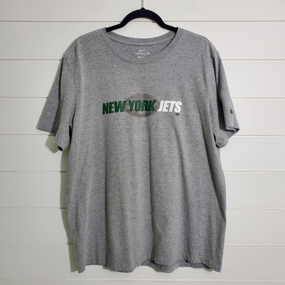 Nike NY Jets Gray‎ Short-sleeve Tee. Size: XL